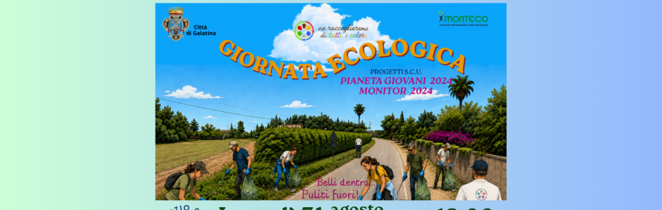 GIORNATA ECOLOGICA A GALATINA: CITTADINI E VOLONTARI INSIEME PER LA CURA DEL TERRITORIO 